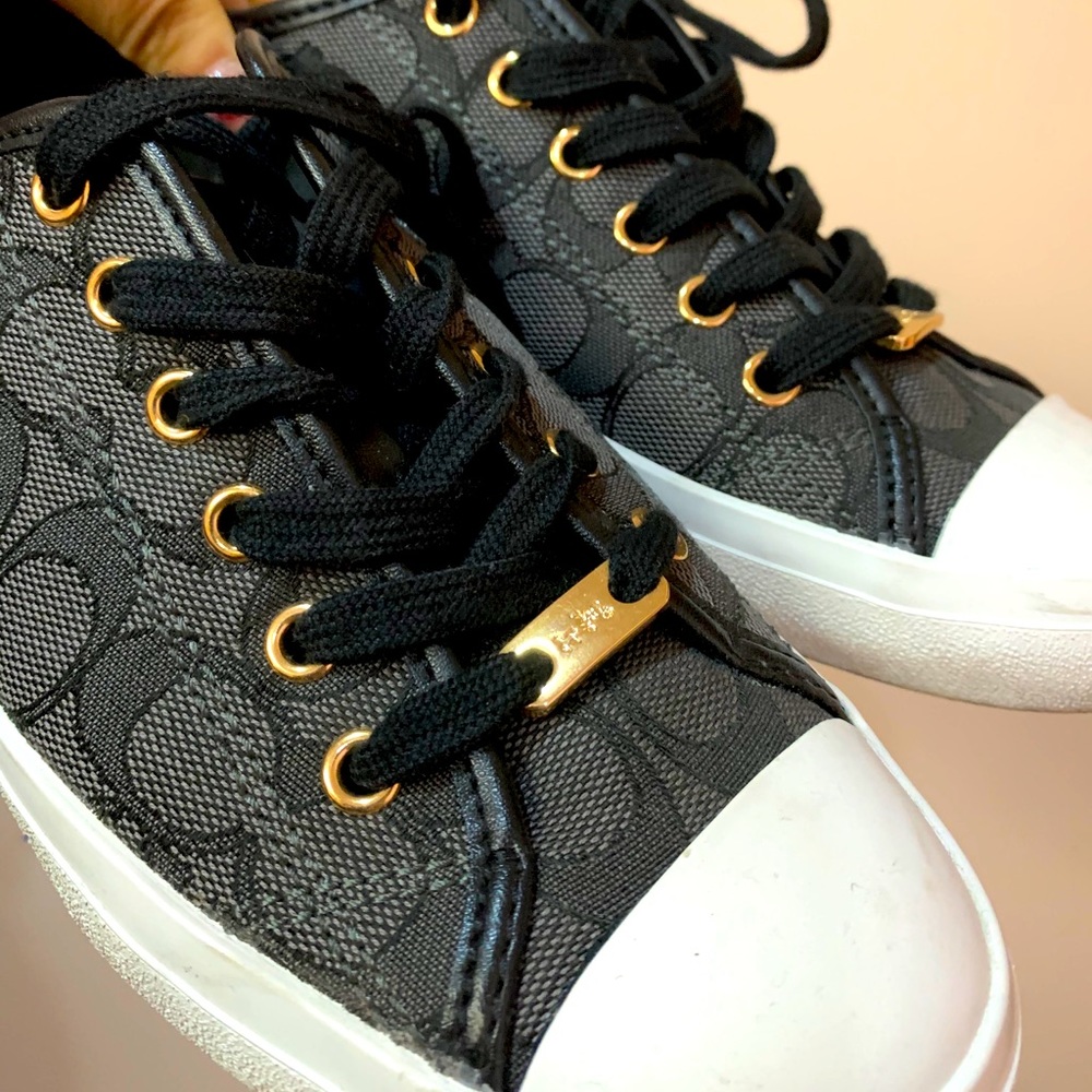 Coach canvas shoes